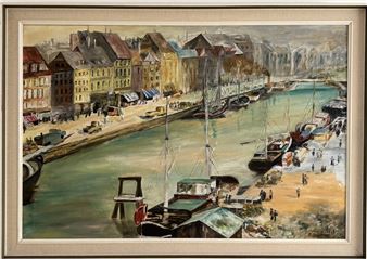 Hafen von Amsterdam - Gerhard Fritz Hensel