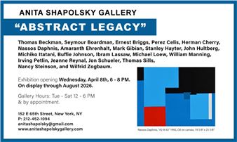 Installation view of Irving Petlin exhibition at Anita Shapolsky Gallery.