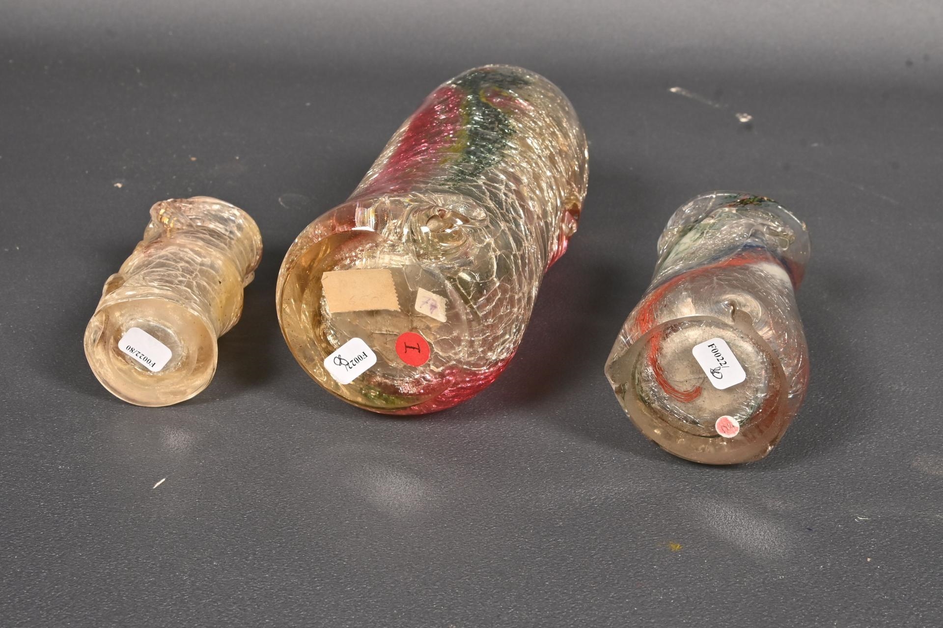 Eugene Rousseau | Trois rares vases modelés à chaud (1880 - 1890 ...
