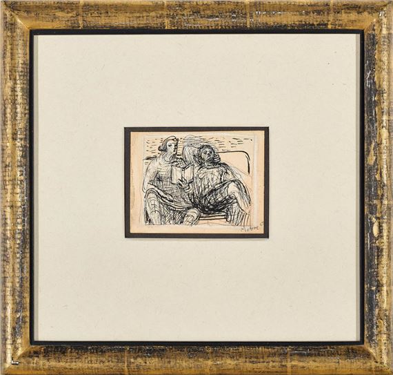 Henry Moore | Girl reading (1947) | MutualArt
