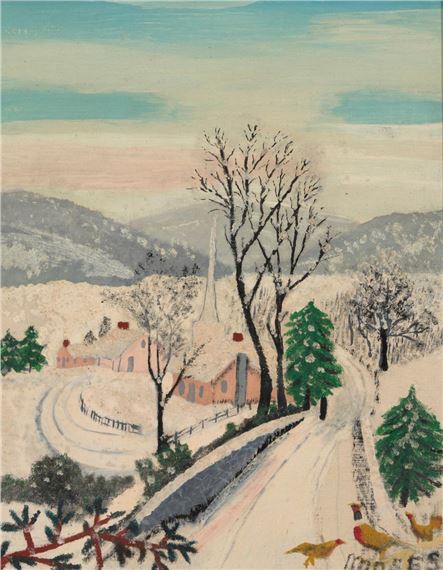 Pheasants - Grandma Moses