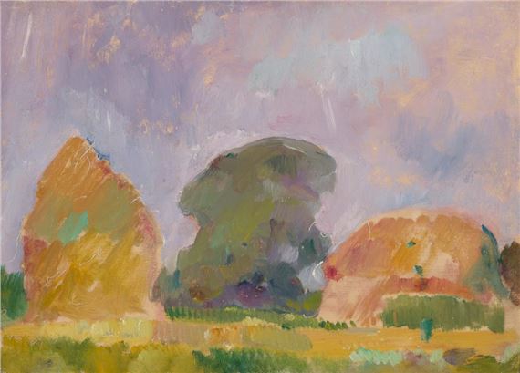 Haystacks - Arthur Beecher Carles