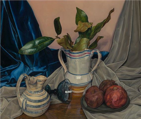Still Life with Pomegranates - Luigi Lucioni