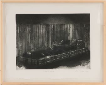 Etsning, komposition - Michael Sandle