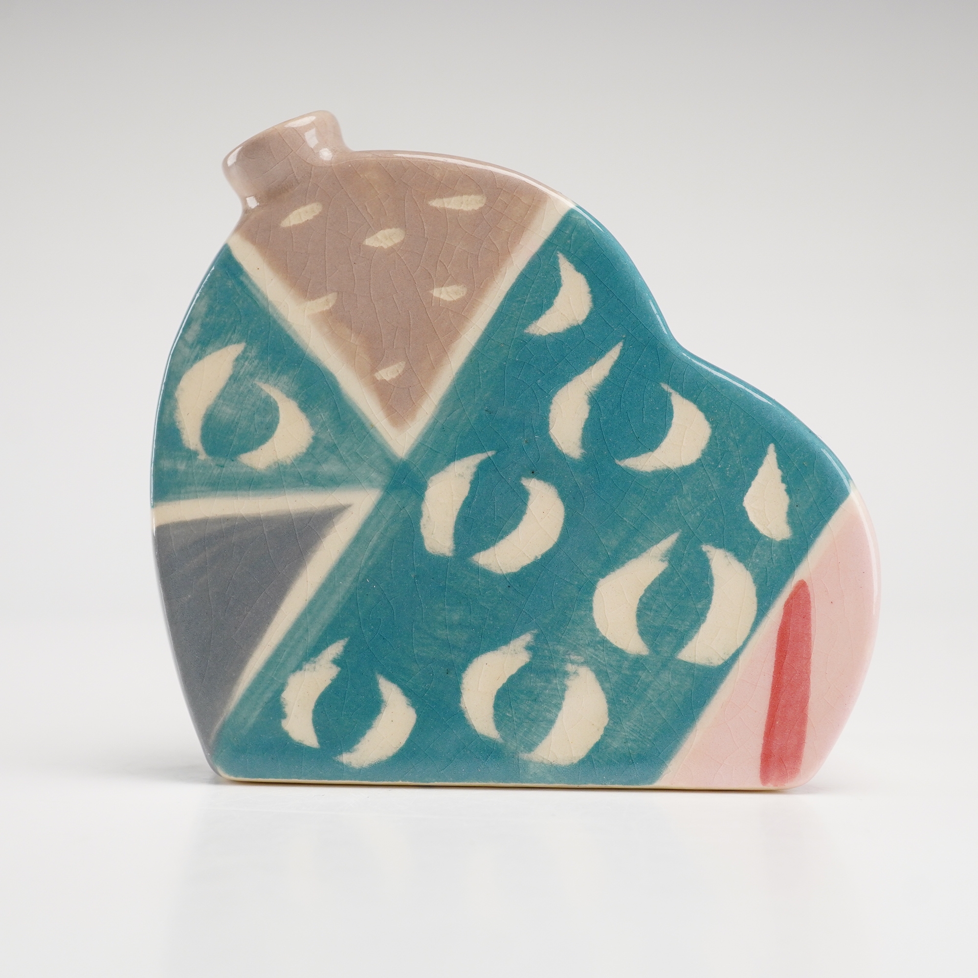 Eric Boos | Eric & Chuy Boos Signed Asymmetrical Studio Pottery Vase ...