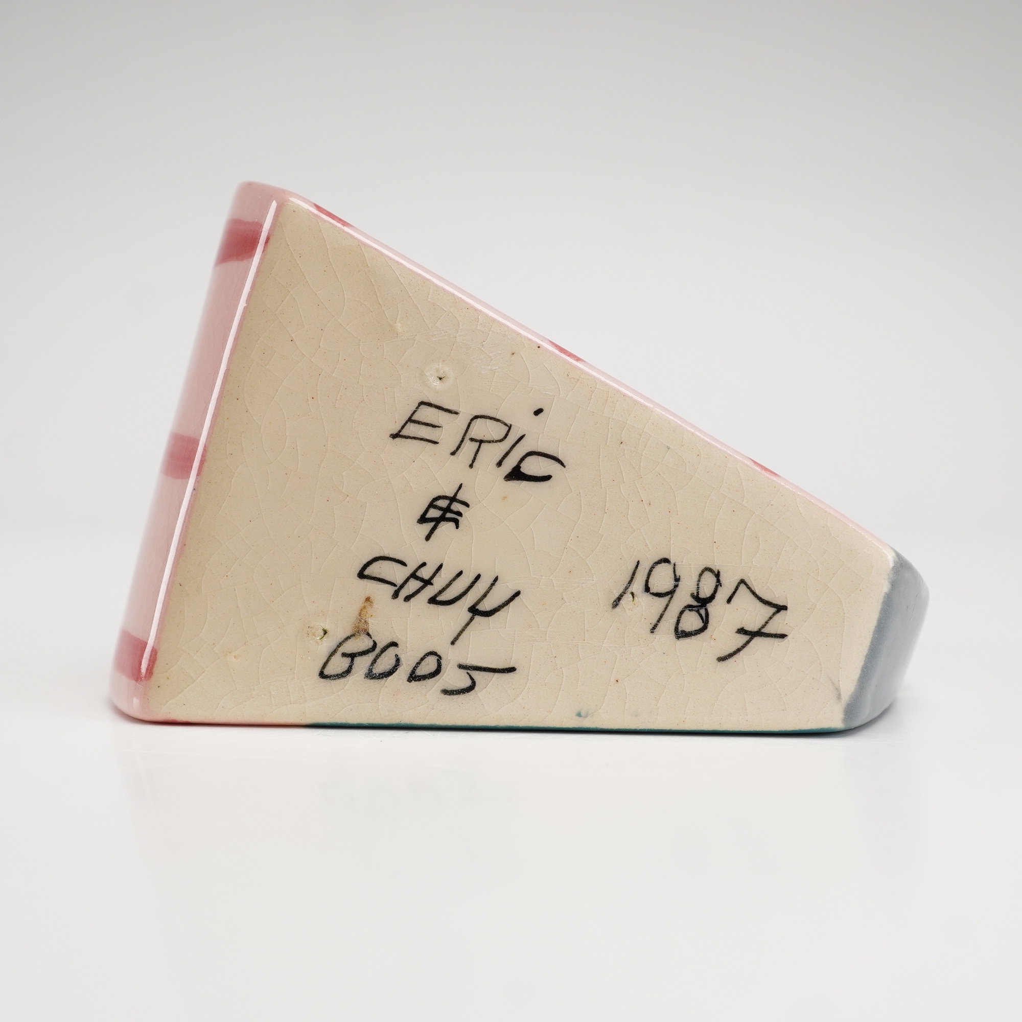 Eric Boos | Eric & Chuy Boos Signed Asymmetrical Studio Pottery Vase ...