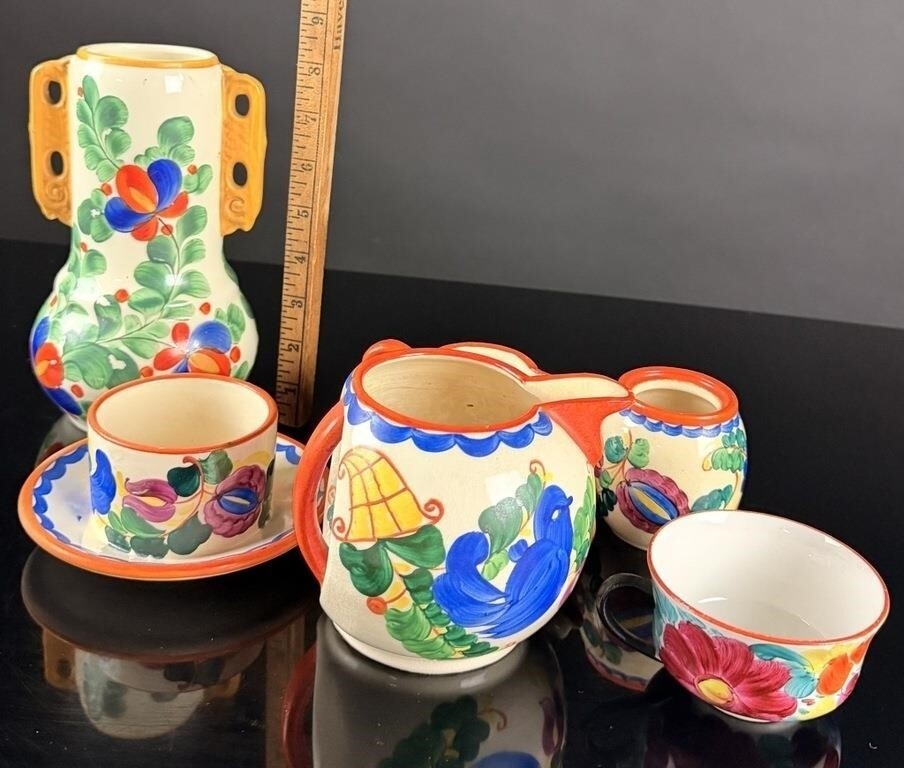 Susie Cooper | 7-Piece Susie Cooper for Grays Pottery Hand Pain | MutualArt