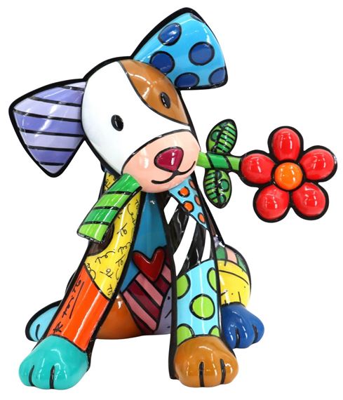 Romero Britto | Lovely Dog | MutualArt