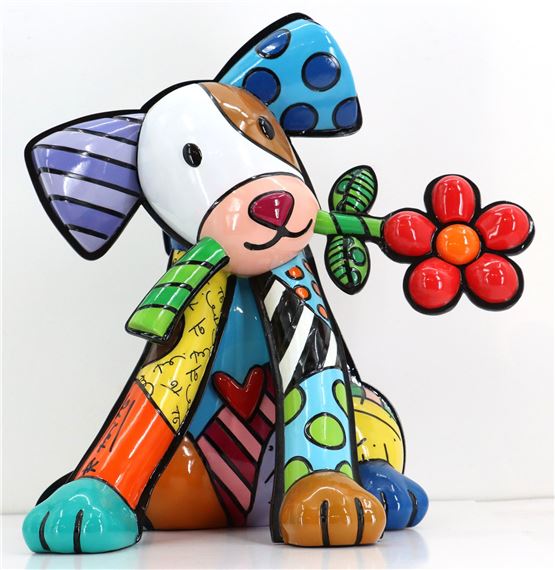 Romero Britto | Lovely Dog | MutualArt