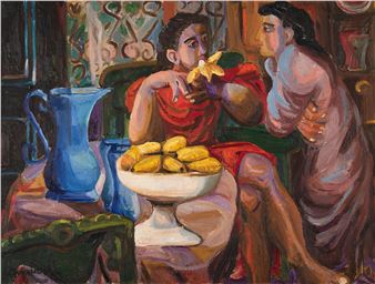 Installation view of Cundo Bermudez exhibition at Patricia & Phillip Frost Art Museum.