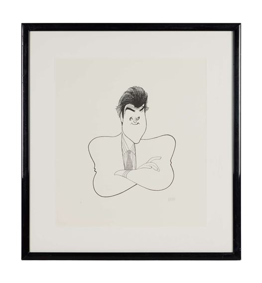 Portrait of Jay Leno - Al Hirschfeld
