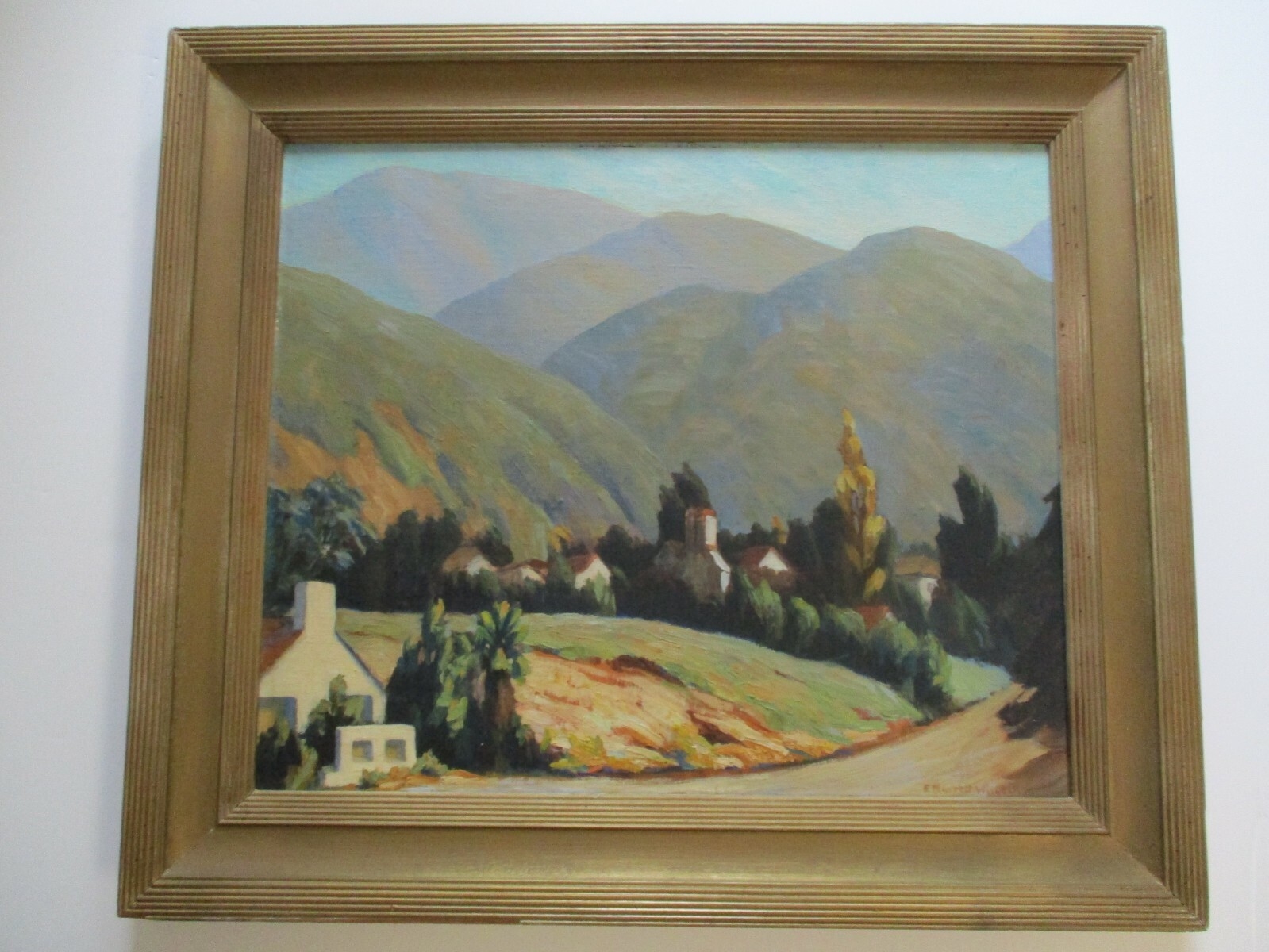 Edna Marrett Wilcocks | ANTIQUE PAINTING REGIONALISM IMPRESSIONIST ...