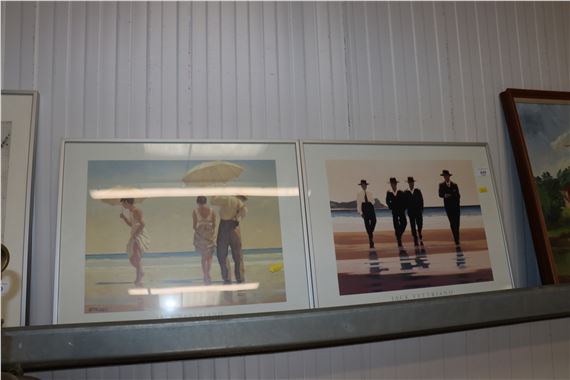 two posters from Portland Gallery - Jack Vettriano