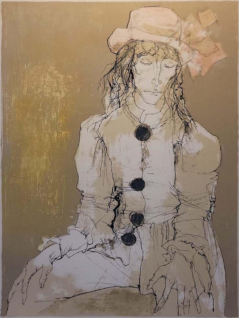 Jean Jansem | A Sited Woman | MutualArt