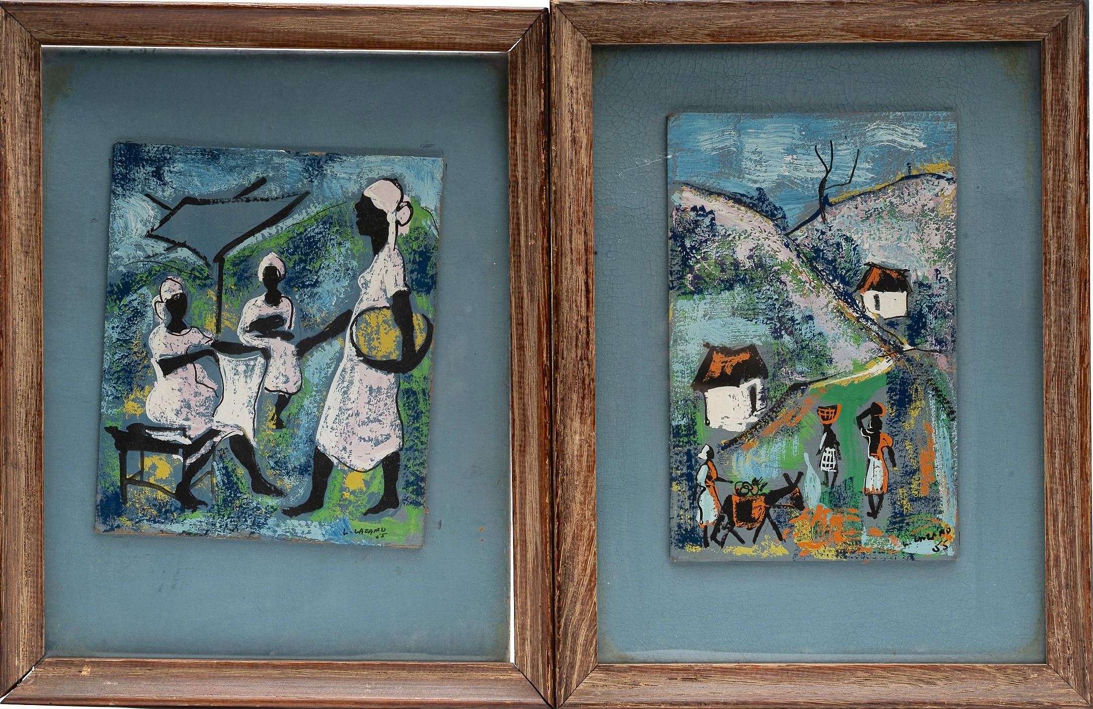 Luckner Lazard | Gouache Collection (1955) | MutualArt