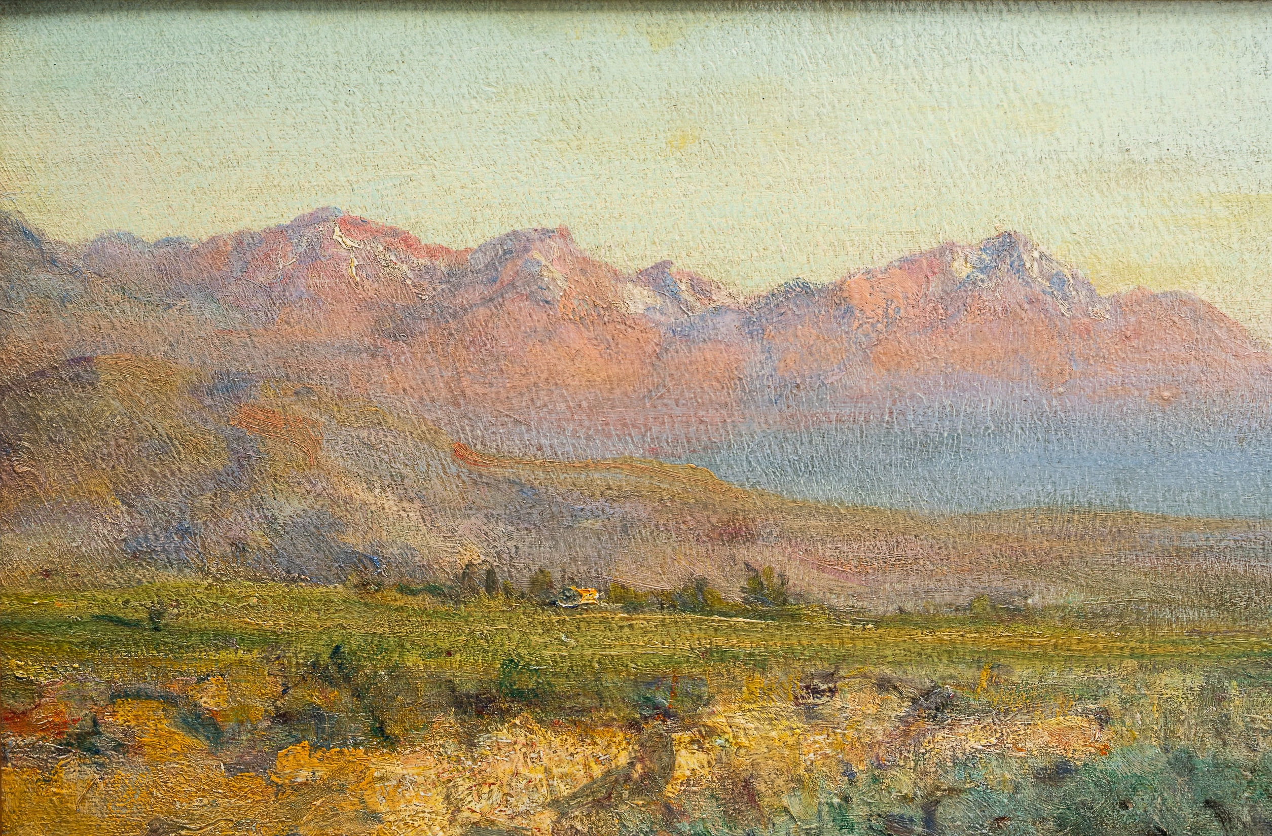 Howard Russell Butler | California Landscape Oil on Board | MutualArt