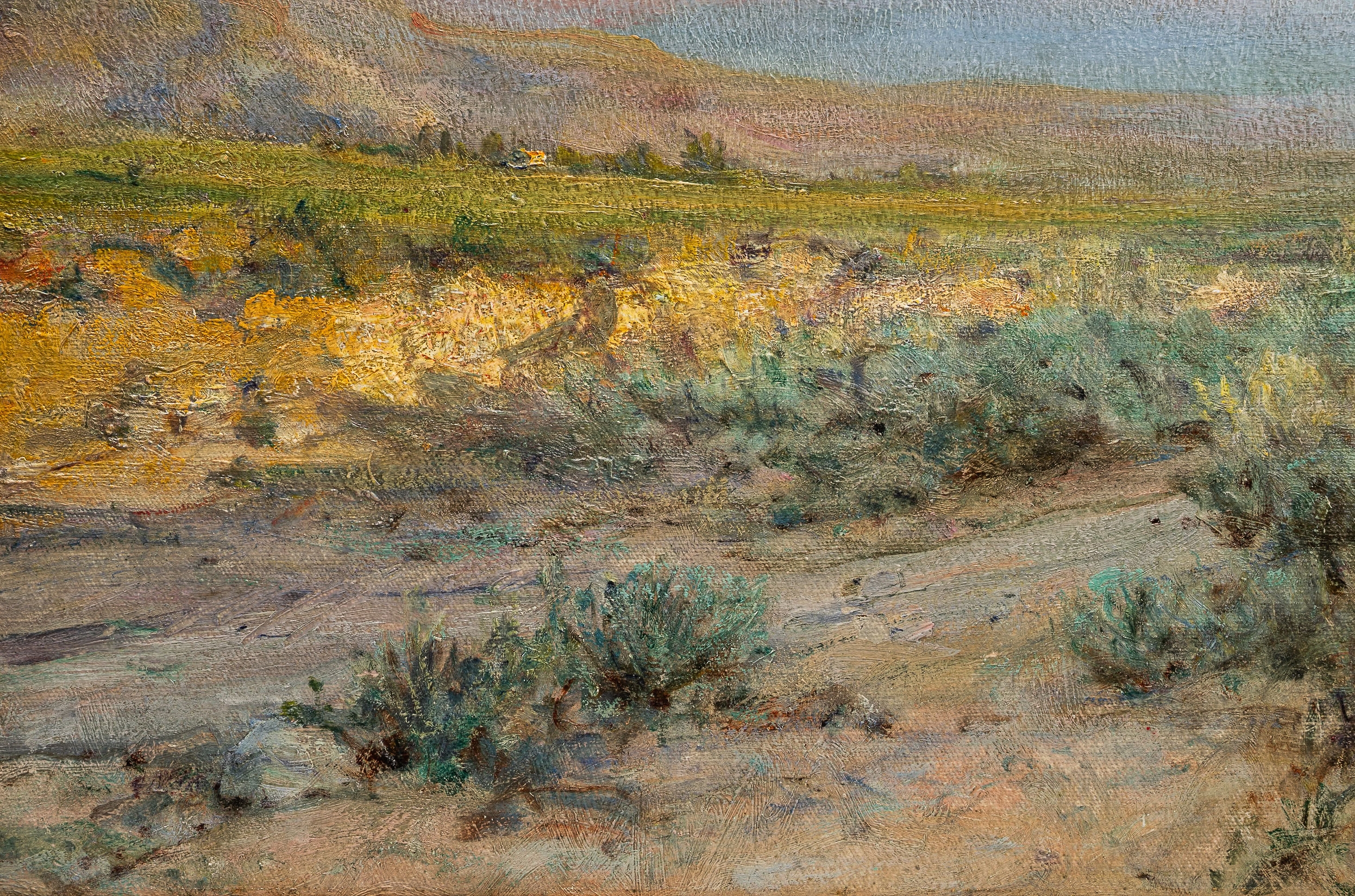 Howard Russell Butler | California Landscape Oil on Board | MutualArt