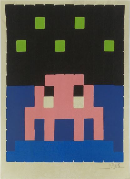 Space Invader | Space One (Pink | MutualArt
