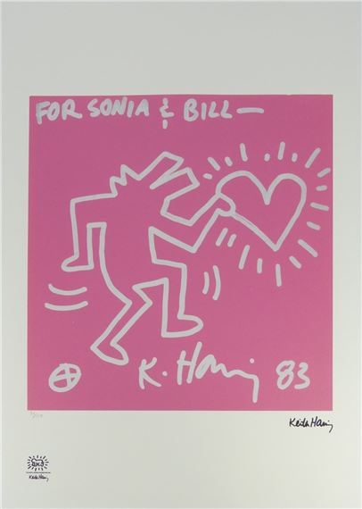 Keith Haring | BARKING DOG | MutualArt
