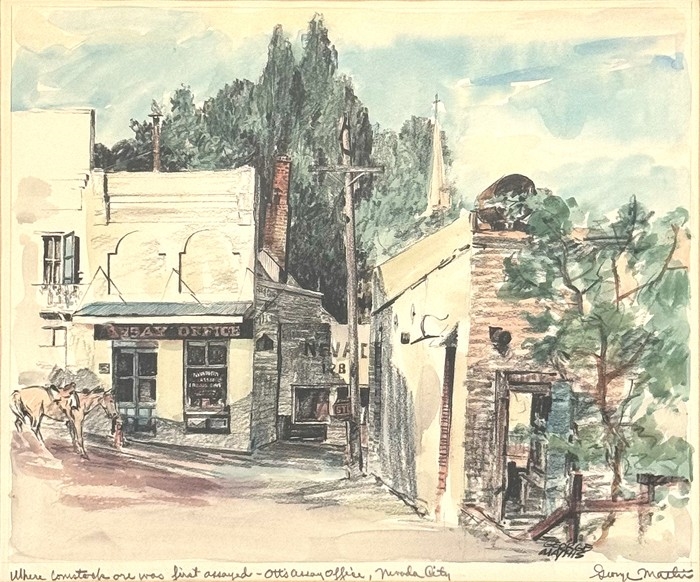 George Mathis | Ott's Assay Office, Nevada City | MutualArt