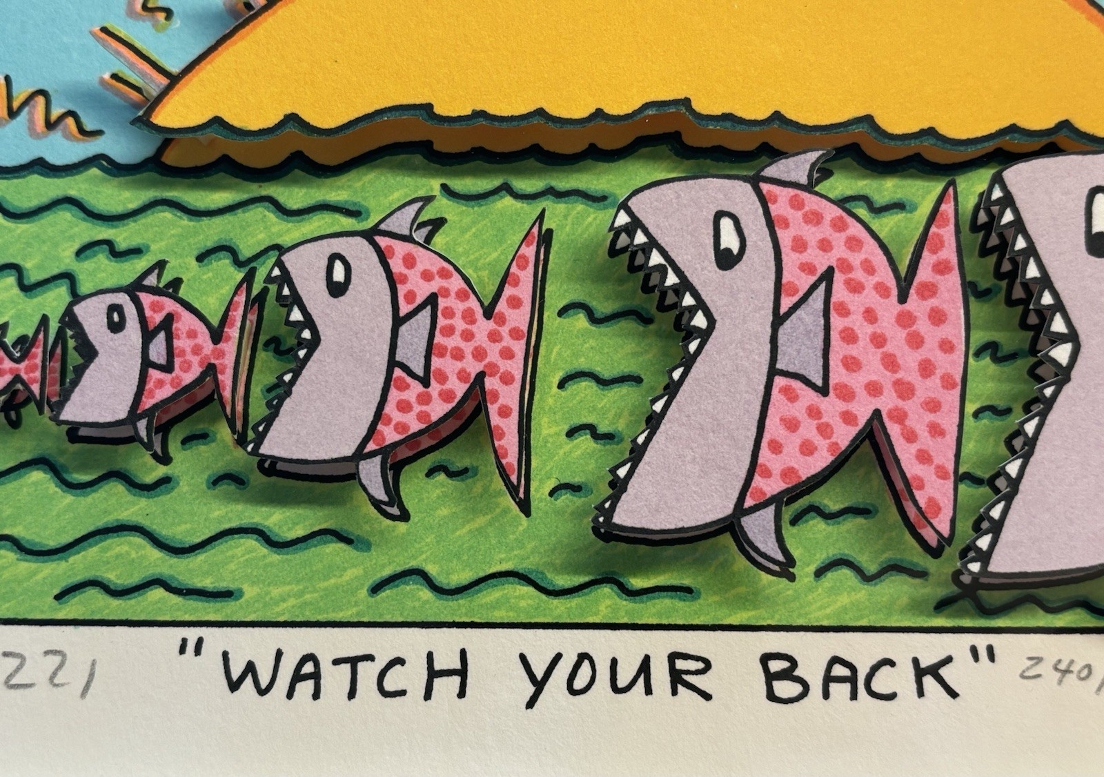 James Rizzi | WATCH YOUR BACK (2005) | MutualArt