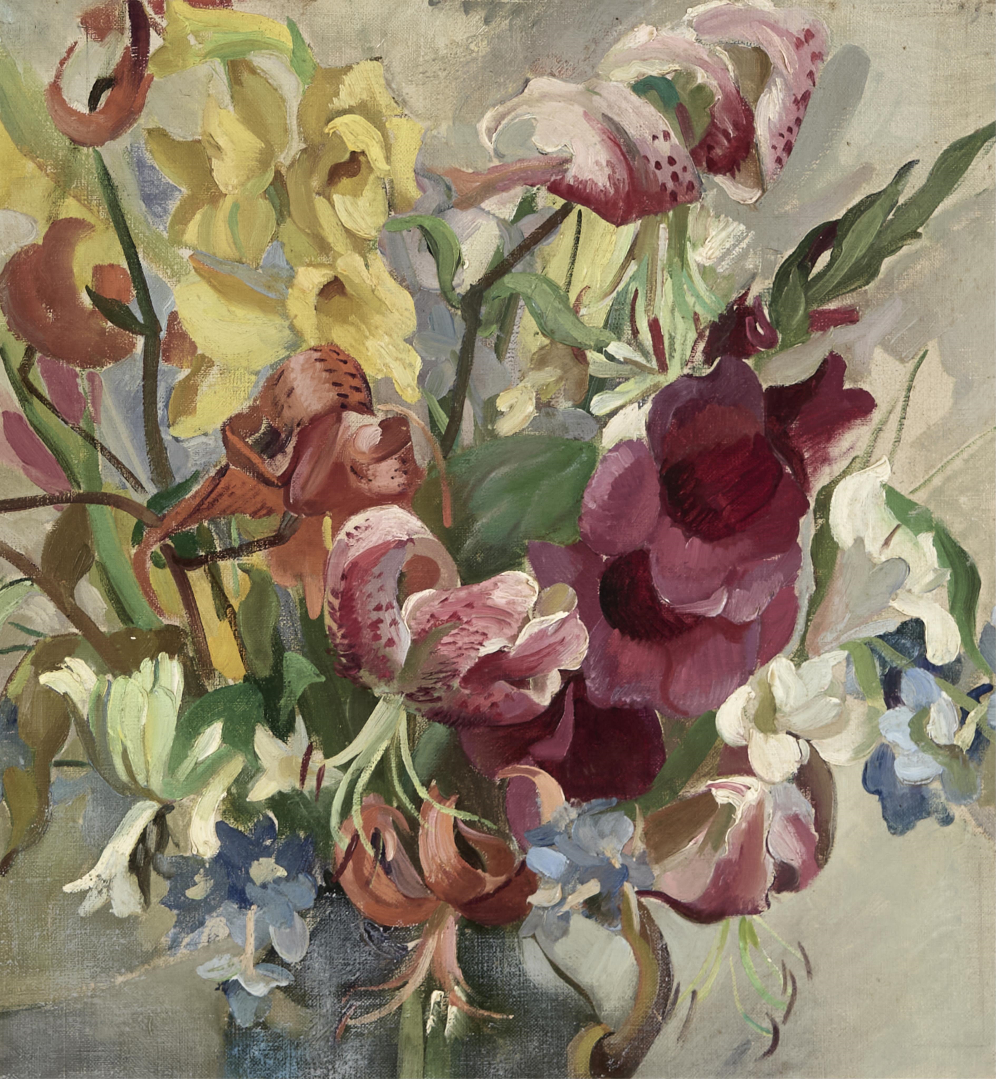 Adelaide Perry | Mixed Bunch with Gladioli | MutualArt