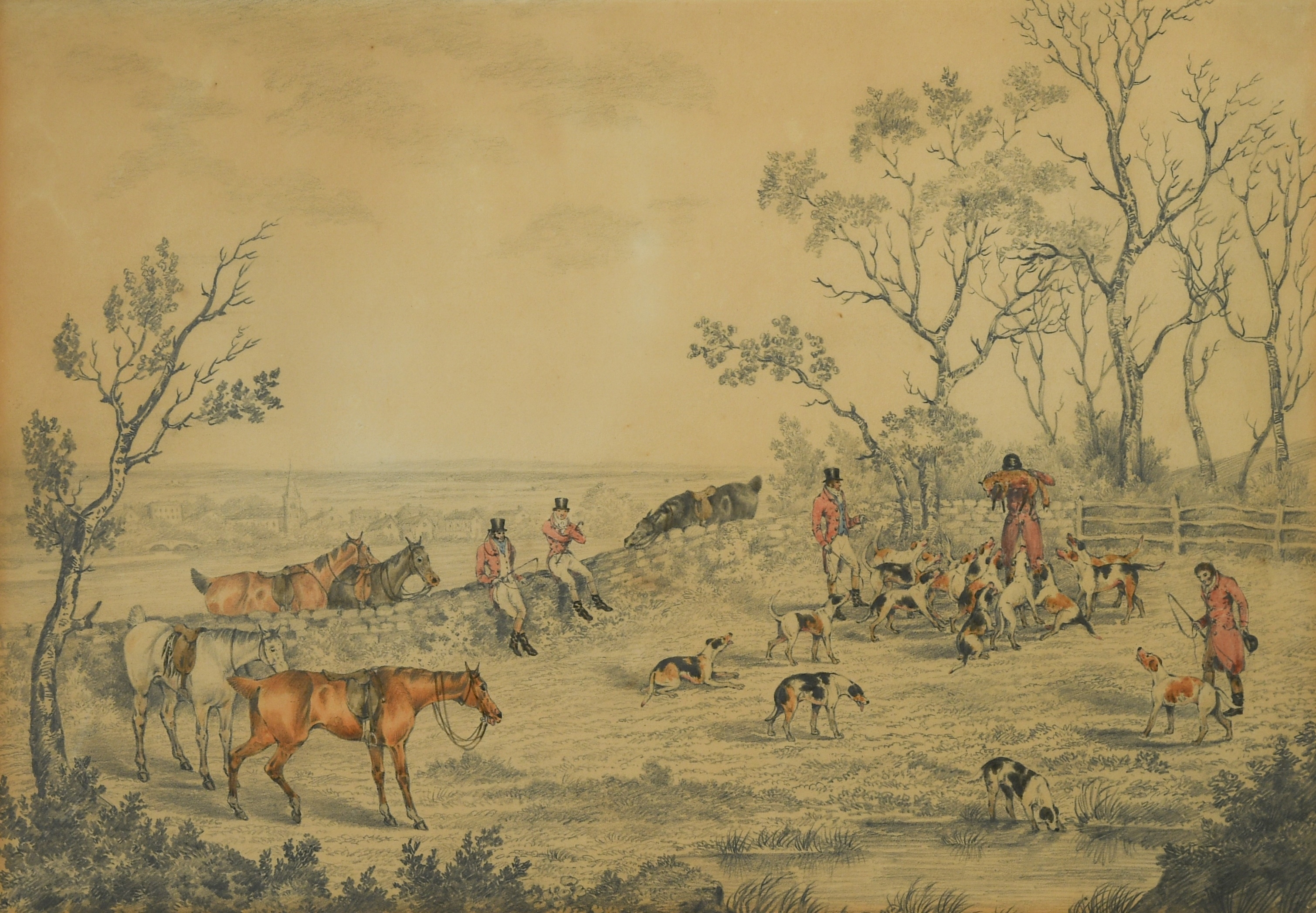 Henry Thomas Alken | A pair of hunting scenes - On the Scent and The ...