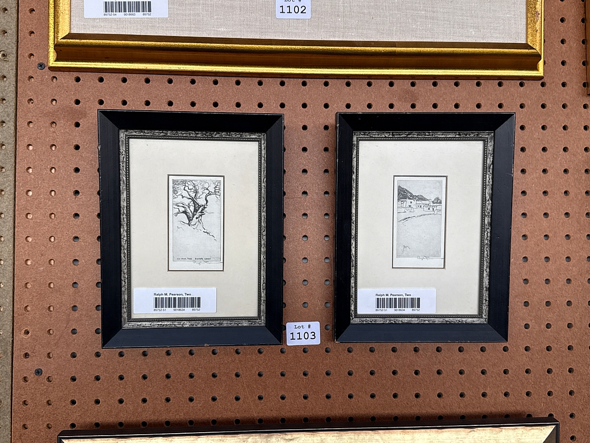 Ralph M. Pearson | Two Ralph M. Pearson Signed Etchings | MutualArt