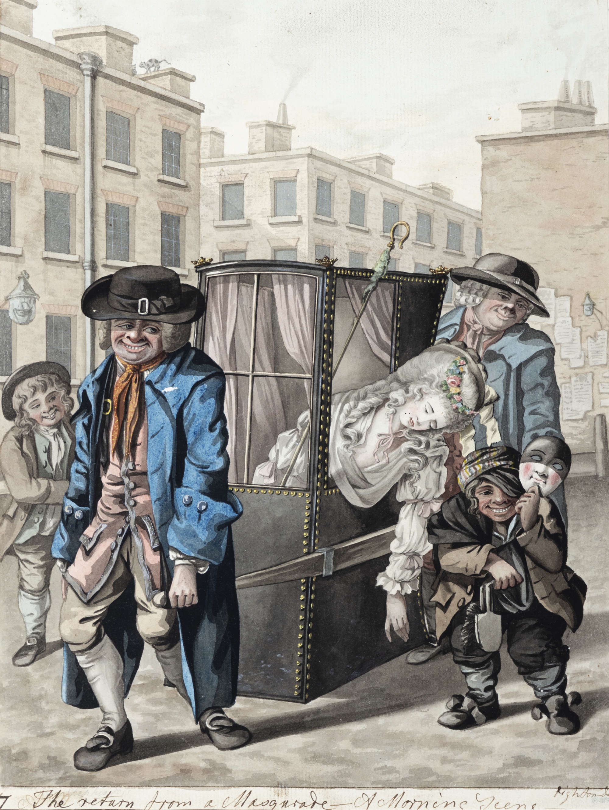 Robert Dighton | The Return from the Masquerade - A Morning Scene ...