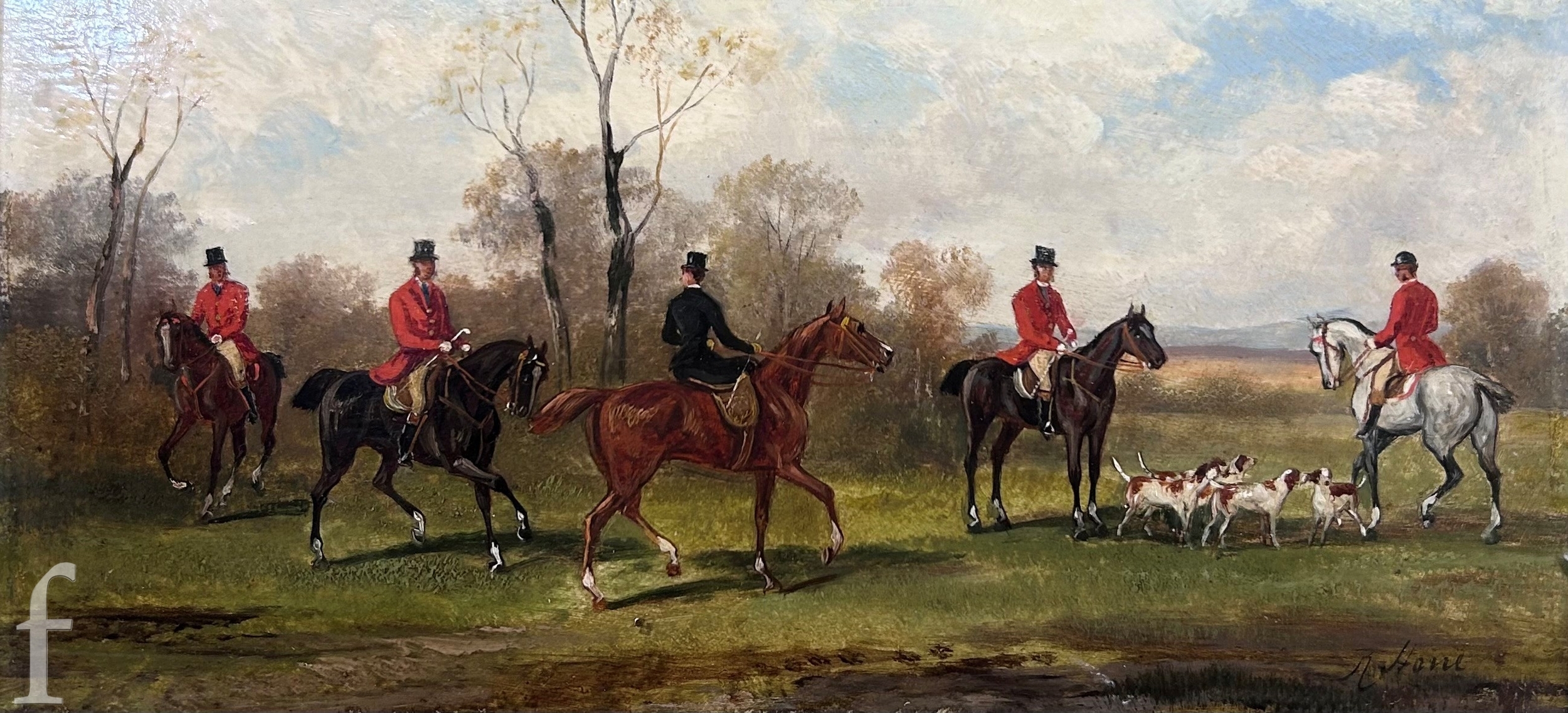 Rudolph‏ Stone | A set of four hunting scenes | MutualArt