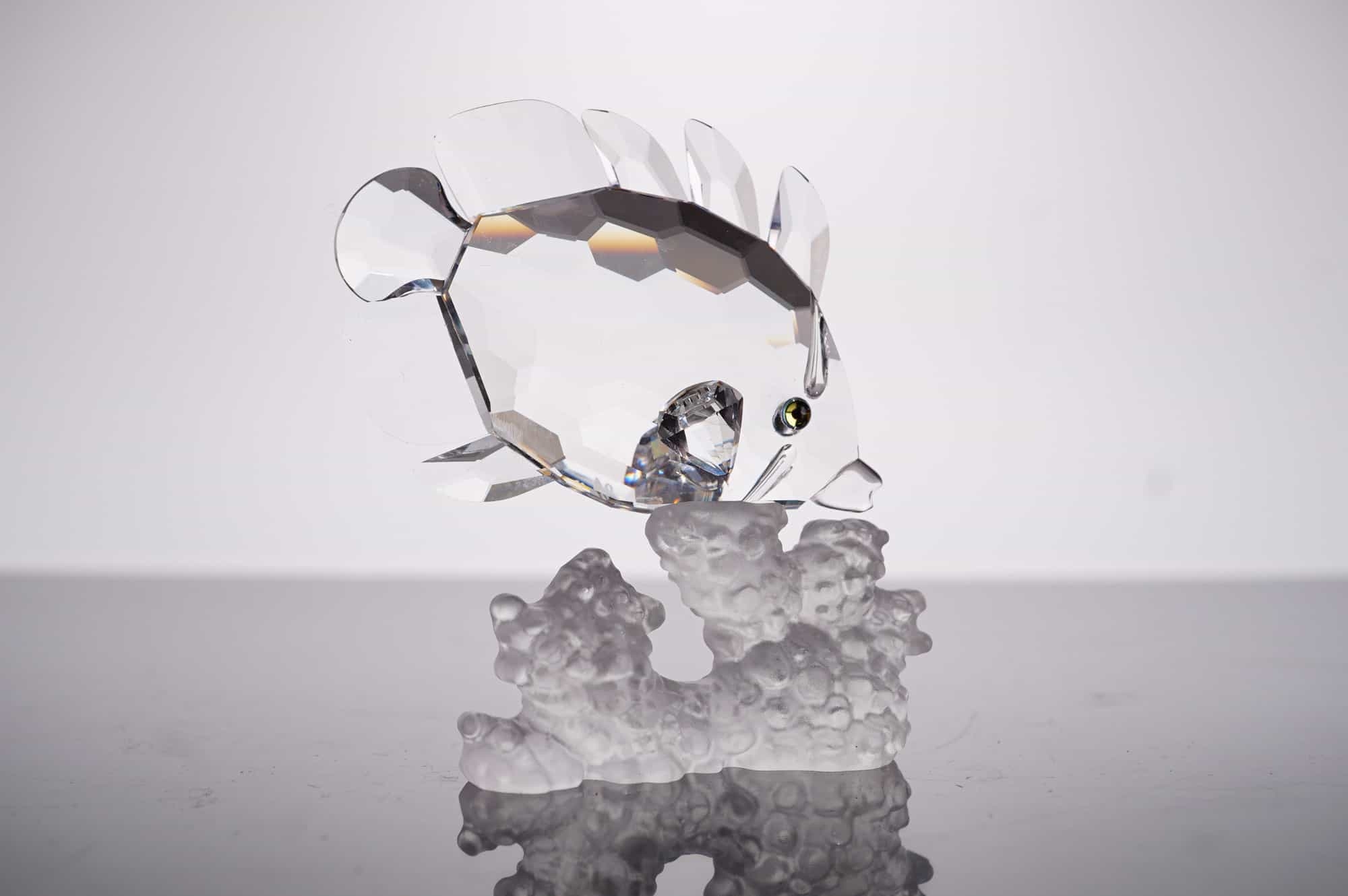 Michael Stamey | Swarovski Butterfly Fish on Coral Figurine (1992 ...