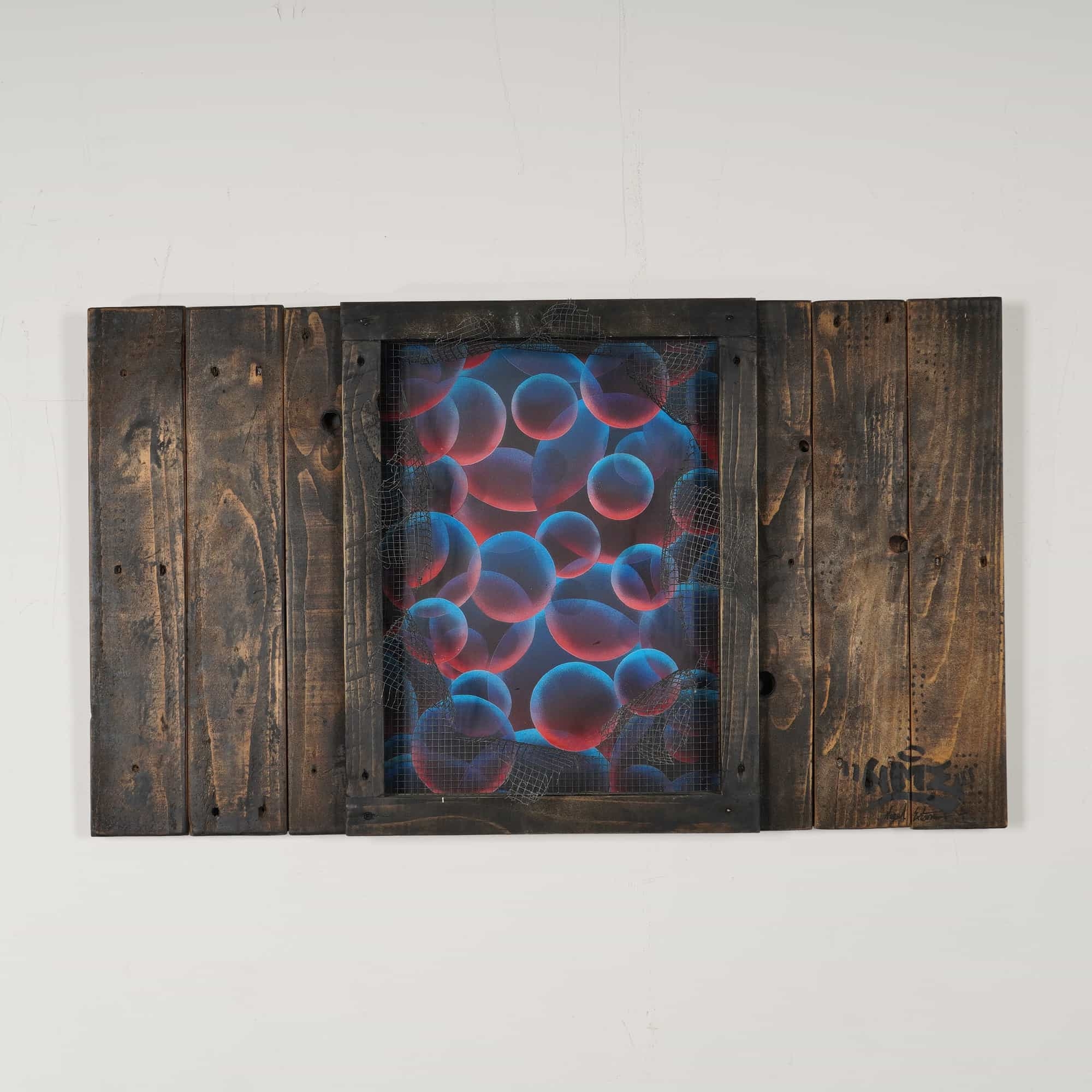 Nigel Stone | Depicting an abstract composition of overlapping, glowing ...