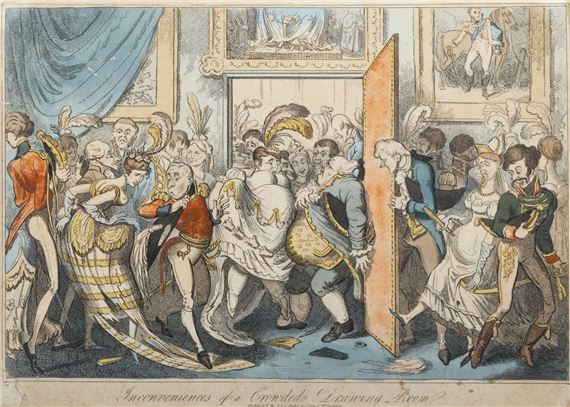 George Cruikshank | Inconveniences of a Crowded Drawing Room | MutualArt