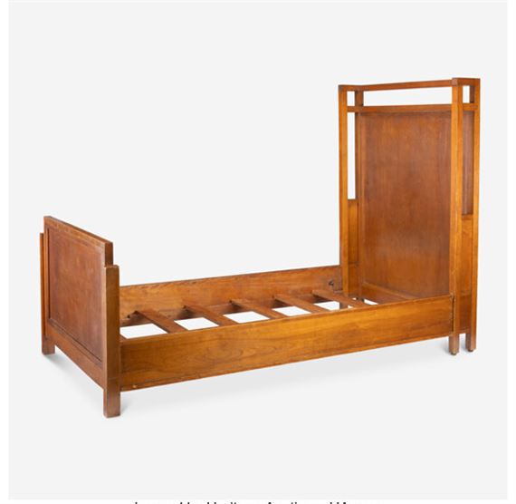 Twin Bed Designed for the Oak Park Home and Studio - Frank Lloyd Wright