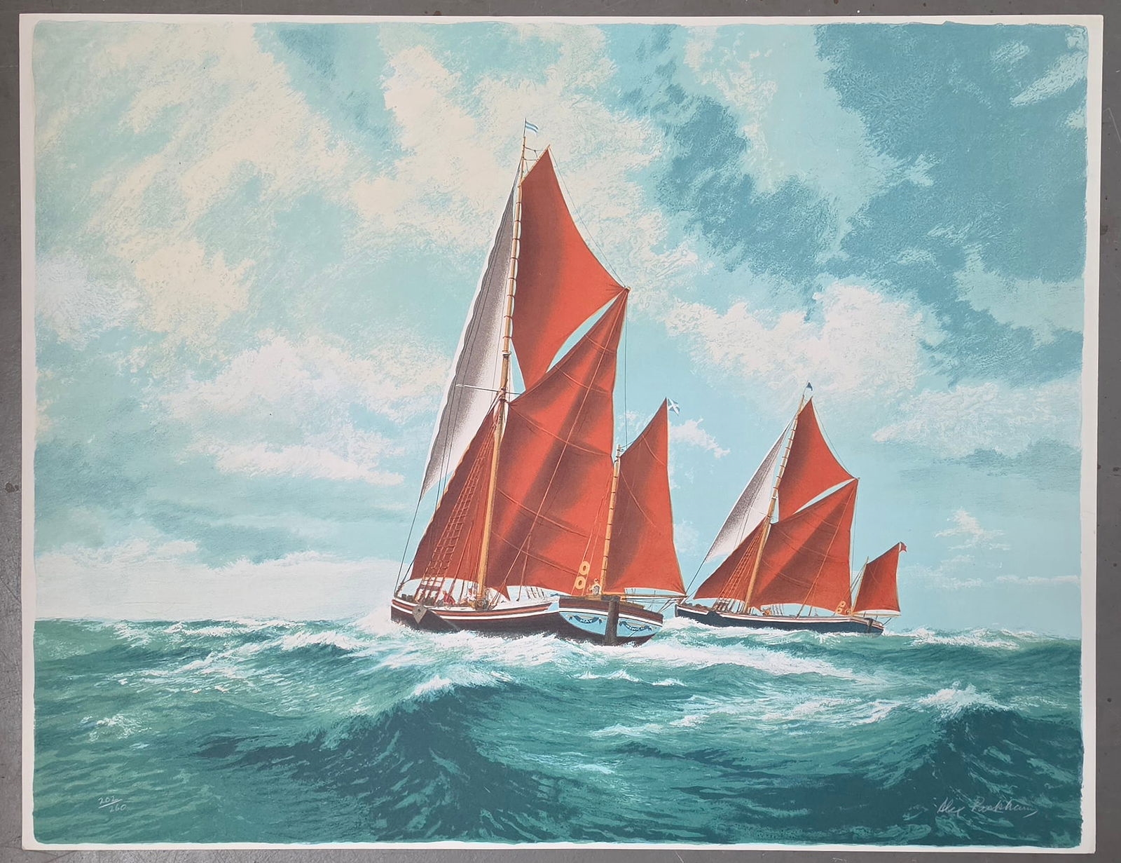 Alex Packham | Red Sails (1990s) | MutualArt