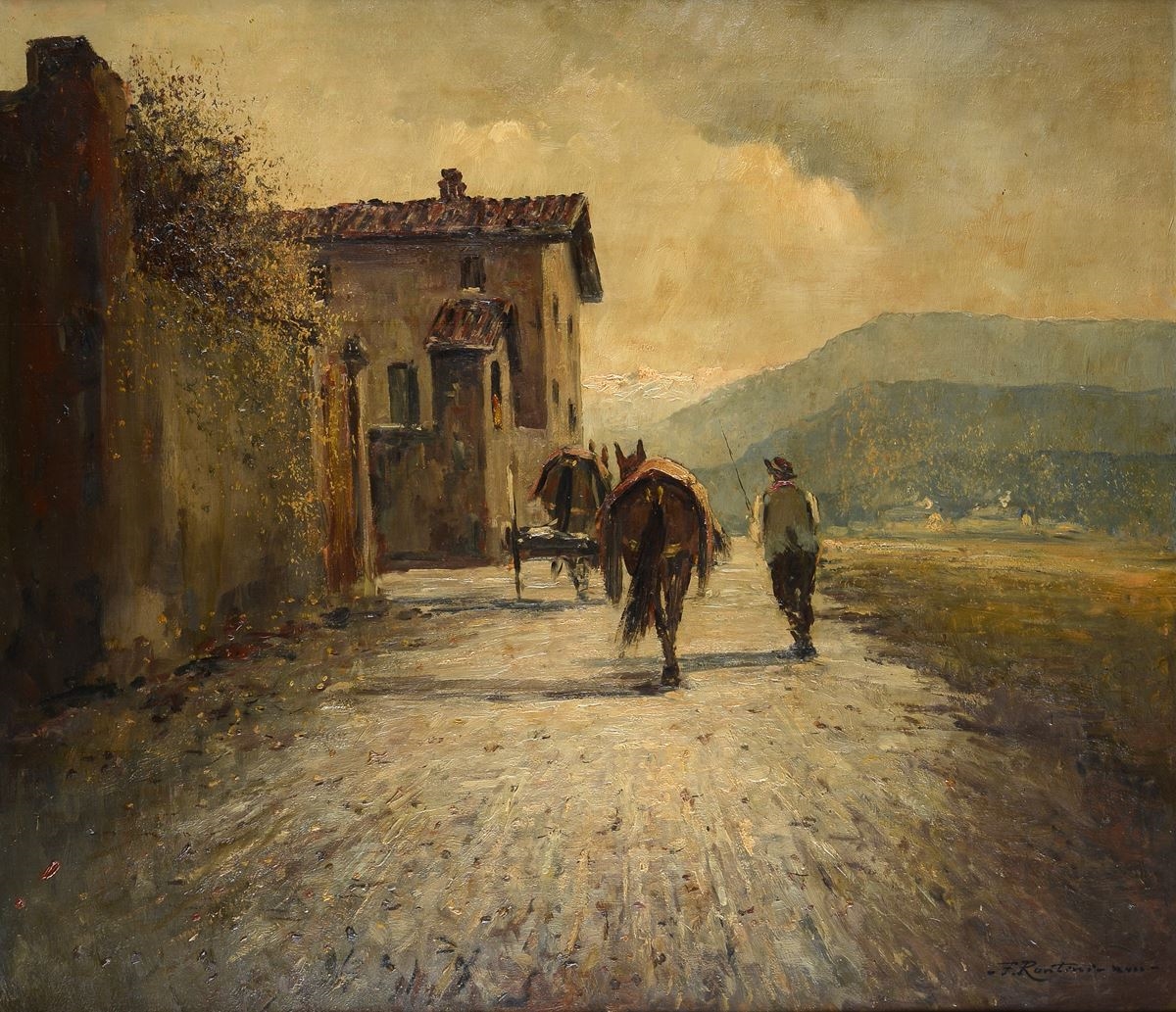 Ferruccio Rontini | Ritorno al paese (1934) | MutualArt