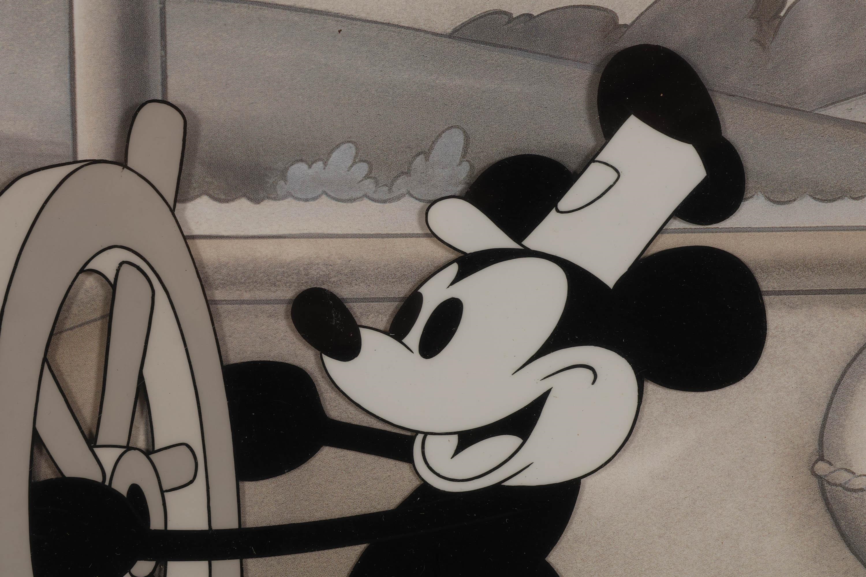 Walt Disney | Disney's Steam Boat Willie Animation Cell (1928) | MutualArt
