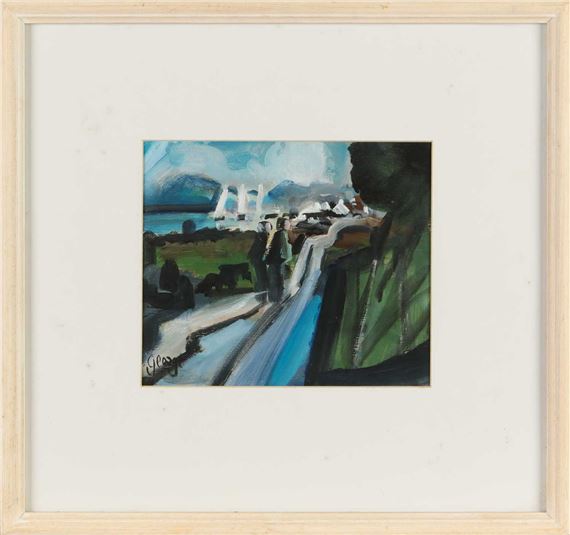 George Dunne | ON THE ROAD TO THE VILLAGE | MutualArt