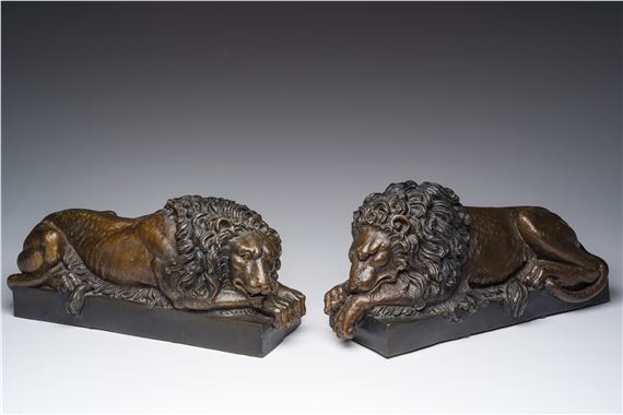 Antonio Canova | The famous lions by Antonio Canova (1792) | MutualArt