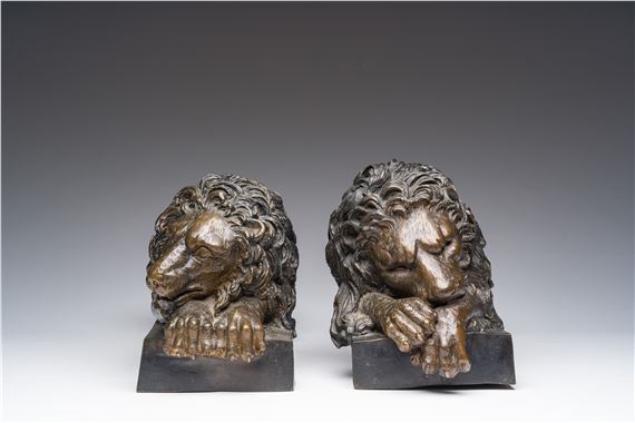 Antonio Canova | The famous lions by Antonio Canova (1792) | MutualArt