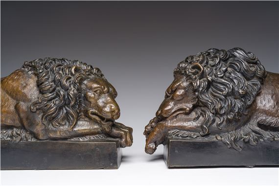Antonio Canova | The famous lions by Antonio Canova (1792) | MutualArt