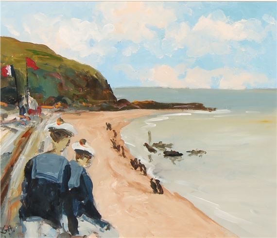Rachel Grainger Hunt | Watching the Landing | MutualArt