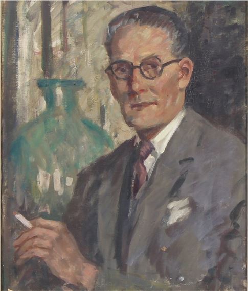 A Portrait of AG (Gordon) Eames of Heatherleys - Frederic Whiting