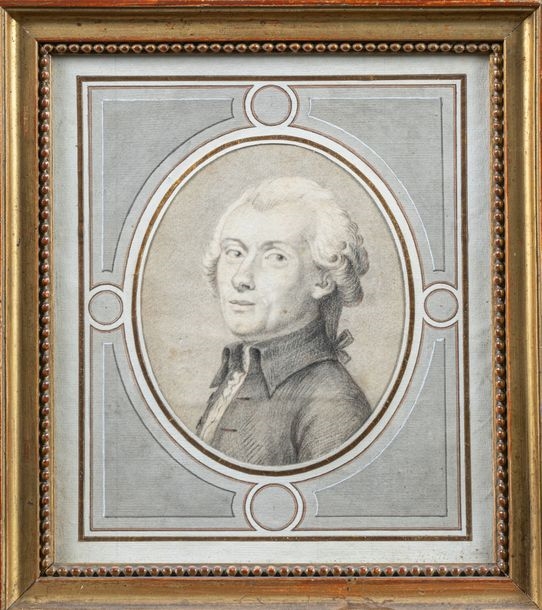 French School, 18th Century | Bust portrait of a young man | MutualArt