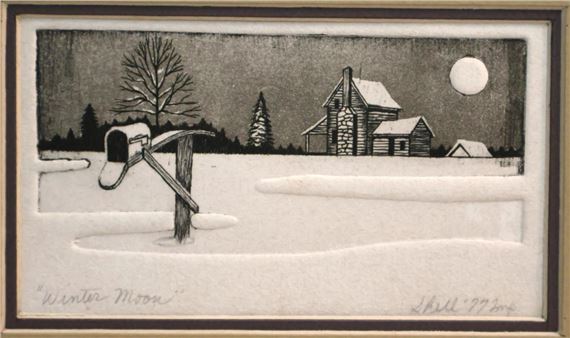 James A. Shell | Winter Moon (1977) | MutualArt