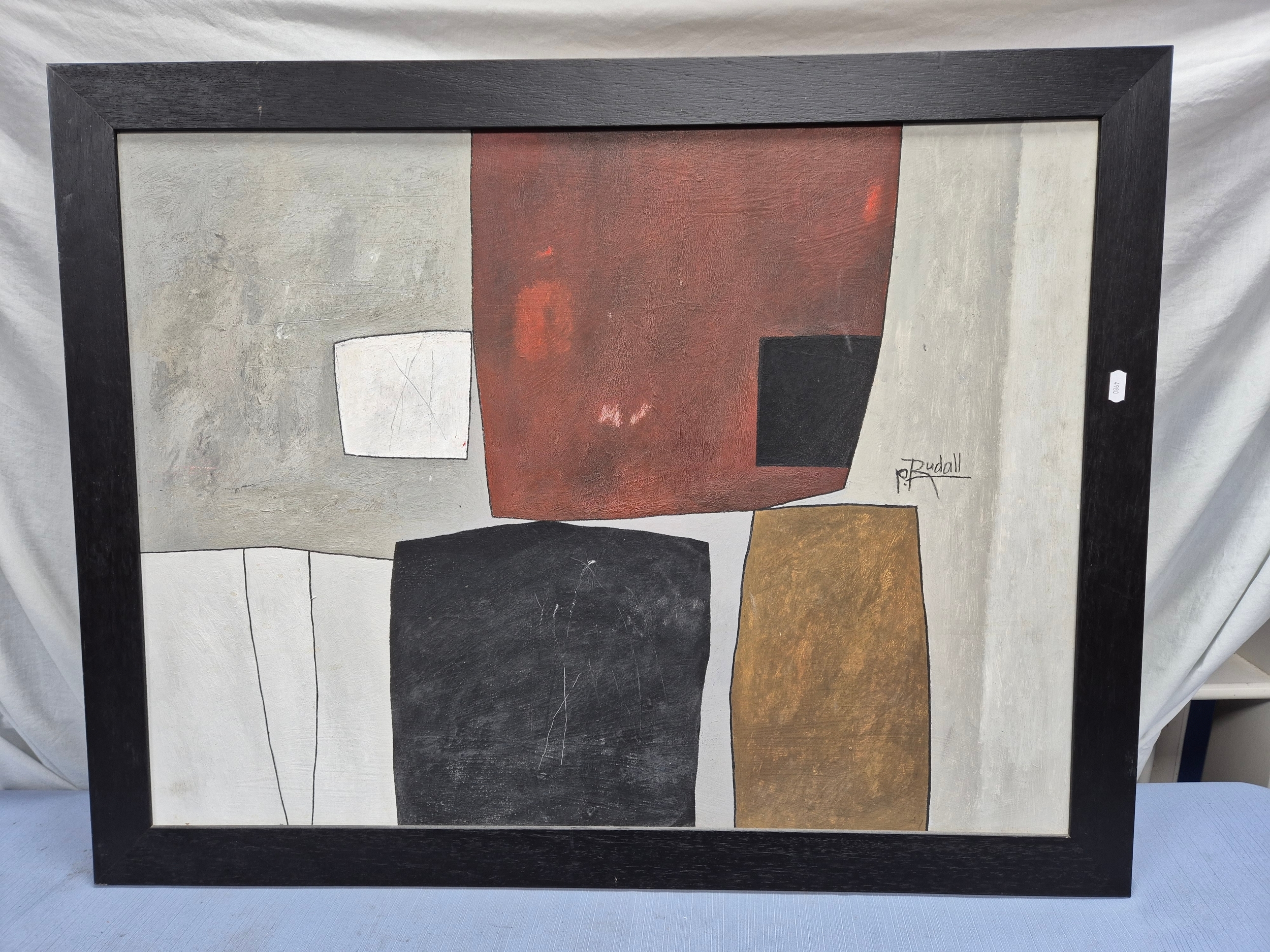 Paul Rudall | A mixed media geometric composition | MutualArt