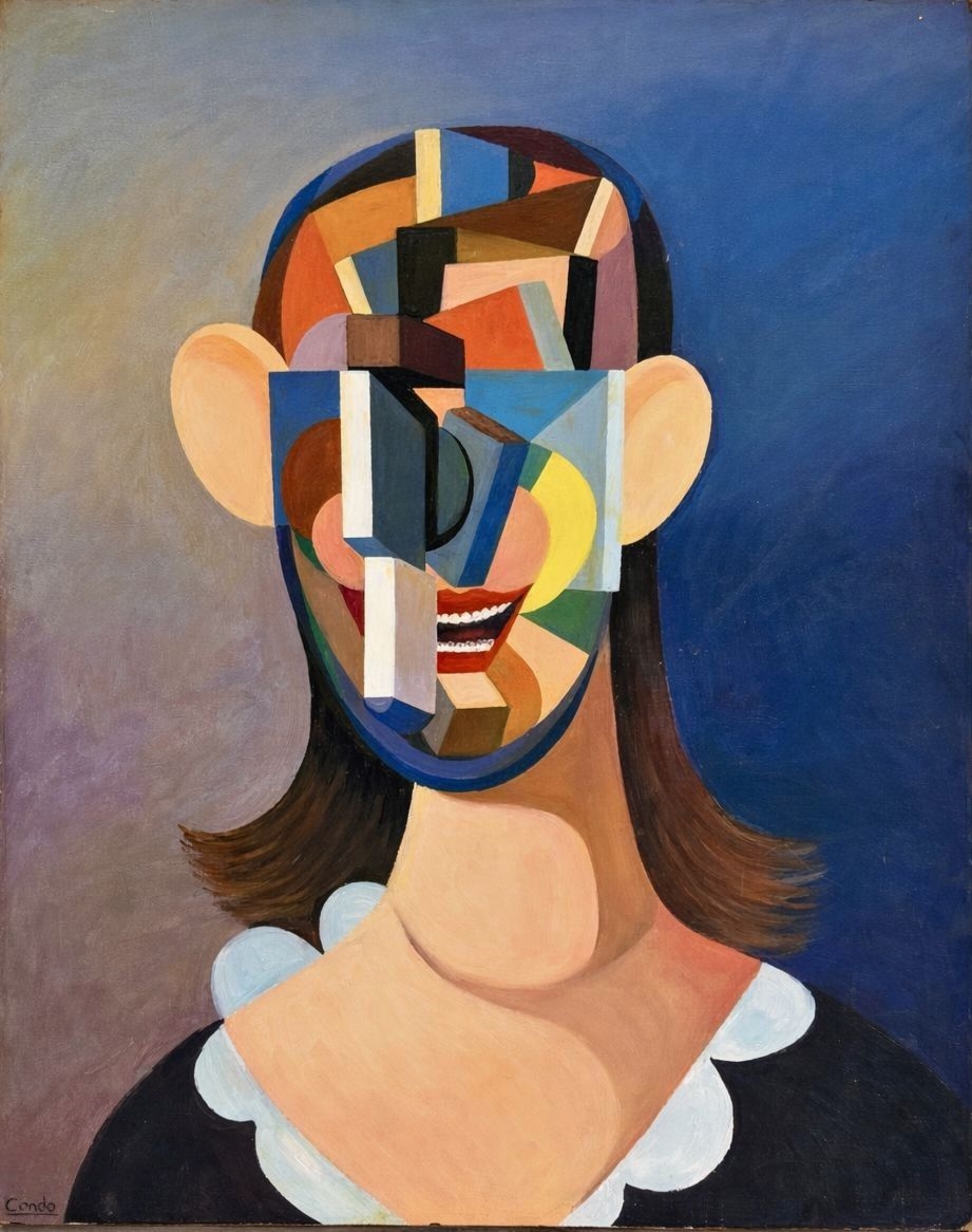 George Condo | Portrait in Cubist Manner | MutualArt