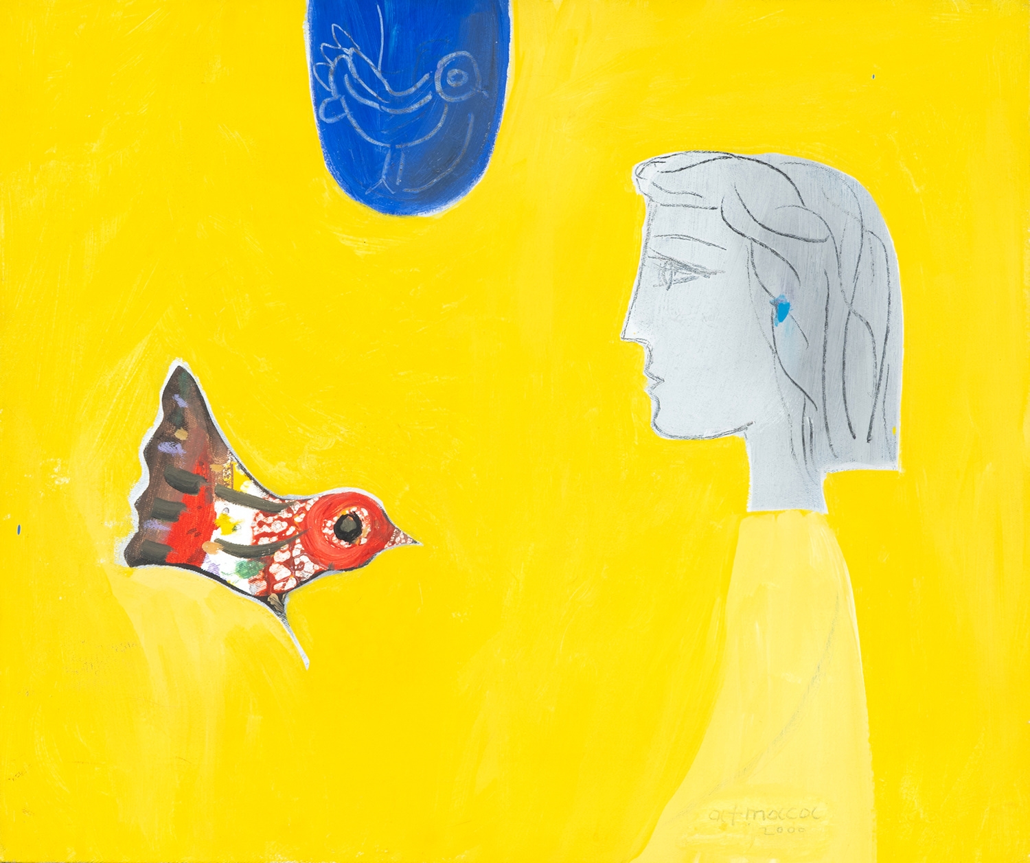 Ali Atmaca | Figürlü Kompozisyon (2000) | MutualArt