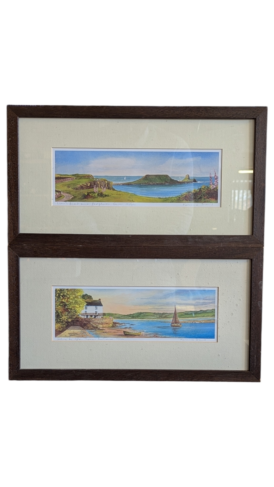 Marianne Brandt | Sailing by Dylan Thomas, Boathouse, Worms Head at ...