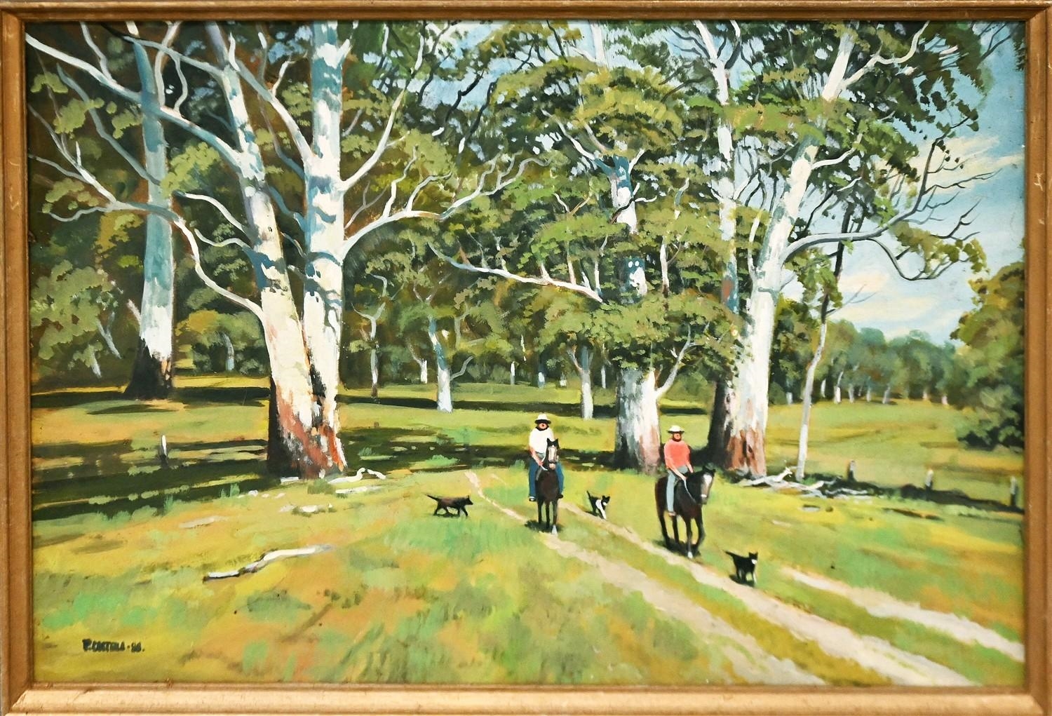 Peter Costello | Riding Scene (1988) | MutualArt